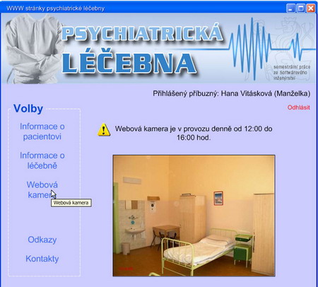 Příbuzný - webová kamera